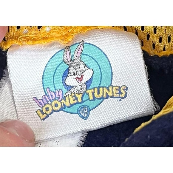 Looney Tubes Baby Taz 2pc Outfit Set 18M Zip Hoodie & Pants Navy Blue Cartoon - Picture 4 of 7